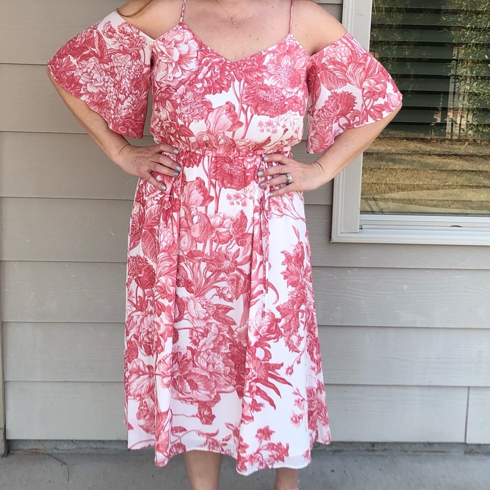 Loft spring off shoulder dress